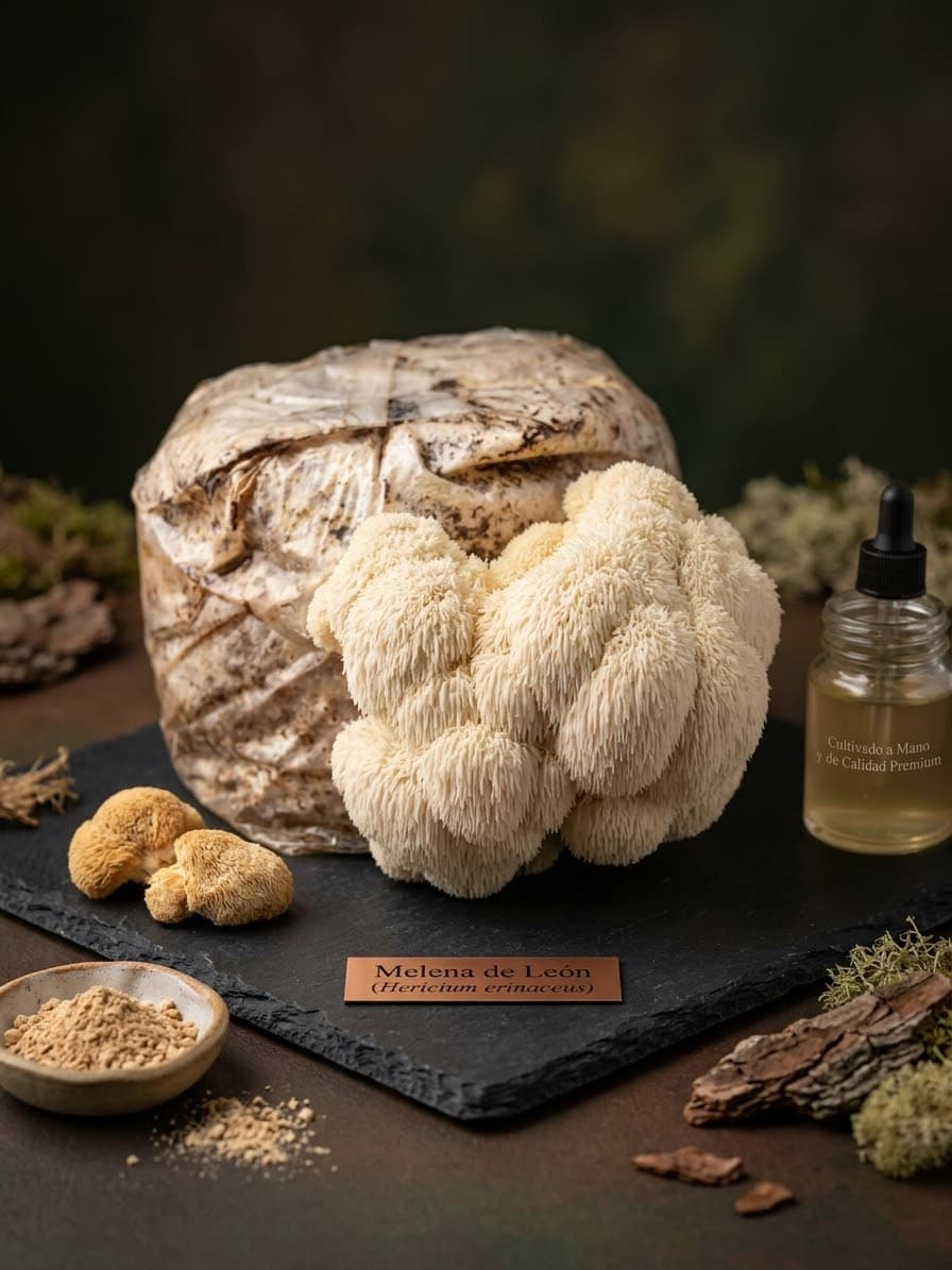 Kit de Cultivo de Hongo Melena de Leon